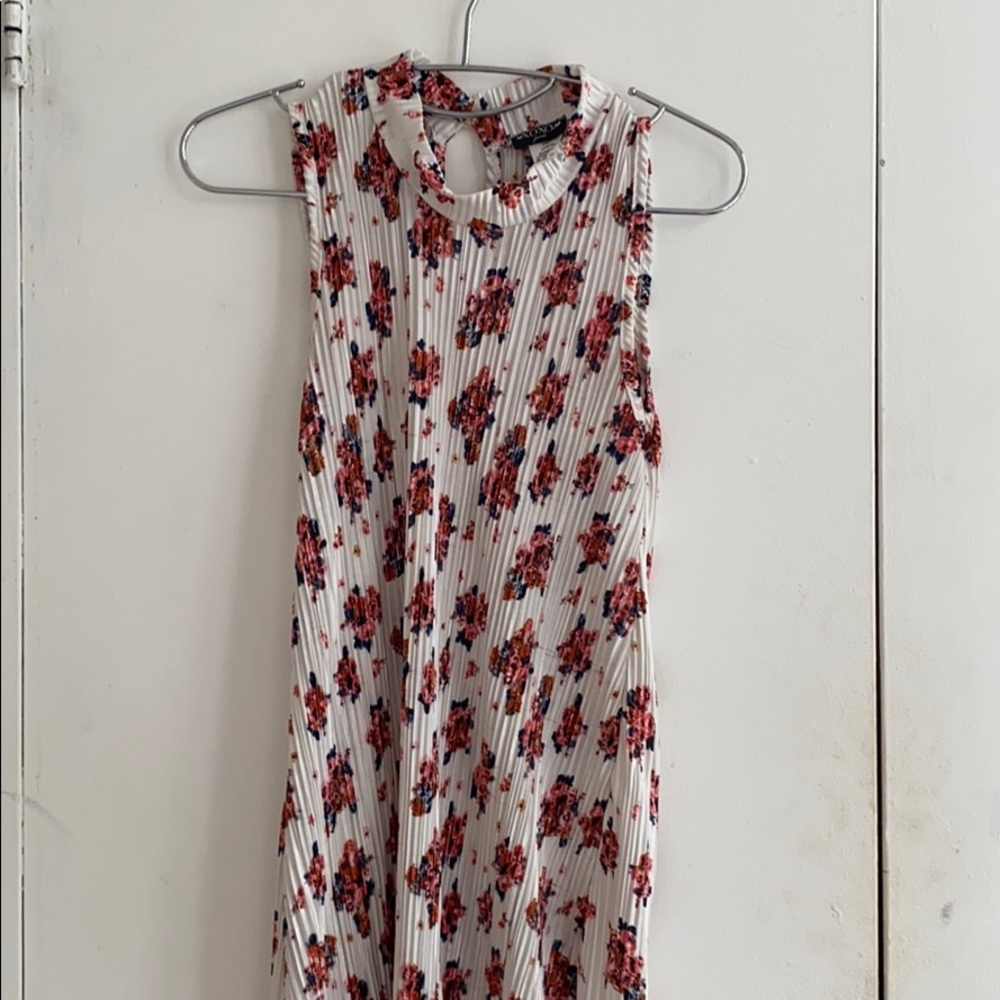 Dress with floral pattern